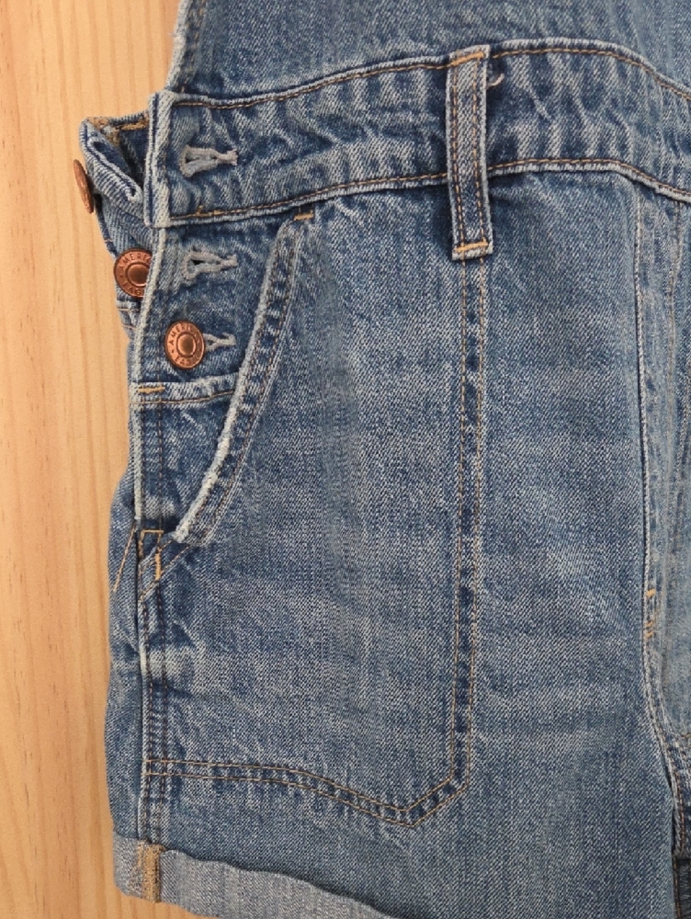 American Eagle Outfitters Denim Tomgirl Shortall - Picture 3 of 8